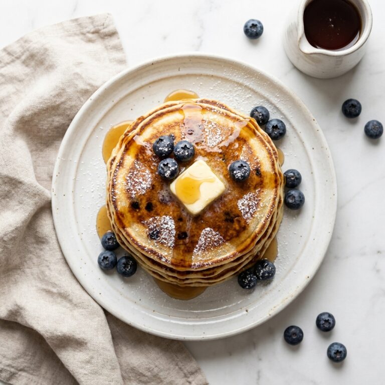 Fluffy Blueberry Buttermilk Pancakes