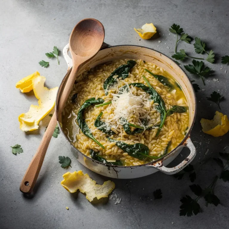 One-Pot Lemon Orzo with Spinach & Parmesan Recipe, easy one pot lemon orzo, homemade one pot lemon orzo, best one pot lemon orzo recipe, how to make one pot lemon orzo