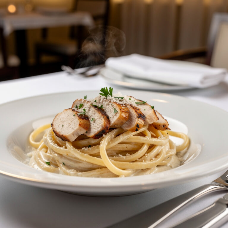 Creamy Delight: Chicken Alfredo